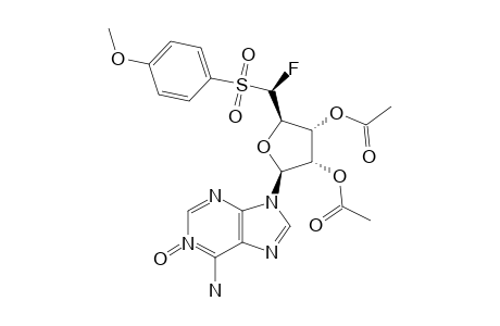 2',3'-DI-O-ACETYL-5'-DEOXY-5'-R-FLUORO-5'-[(4-METHOXYPHENYL)-SULFONYL]-ADENOSINE_1-N-OXIDE