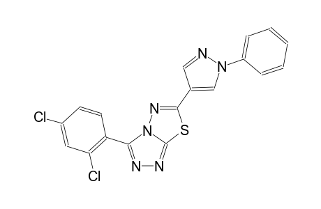 [1,2,4]triazolo[3,4-b][1,3,4]thiadiazole, 3-(2,4-dichlorophenyl)-6-(1-phenyl-1H-pyrazol-4-yl)-
