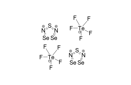 bis(1,3,4,2,5-Thiadiselenadiazolium) bis(pentafluorotellurate)
