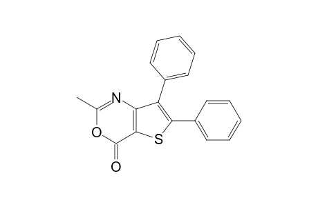 2-methyl-6,7-diphenyl-4-thieno[3,2-d][1,3]oxazinone