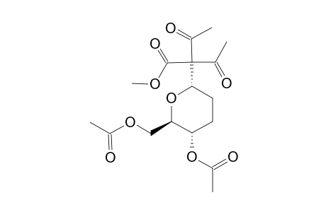 METHYL-2-(4',6'-DI-O-ACETYL-2',3'-DIDEOXY-ALPHA-D-ERYTHRO-HEXO-PYRANOSYL)-2,2-DI-ACETYL-ACETATE