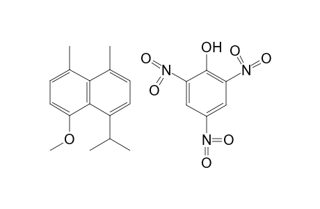 1,8-DIMETHYL-4-ISOPROPYL-5-METHOXYNAPHTHALENE, PICRATE