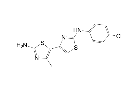 N2-(4-chlorophenyl)-4'-methyl-[4,5'-bithiazole]-2,2'-diamine