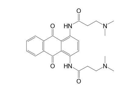 3-(dimethylamino)-N-[4-[3-(dimethylamino)propanoylamino]-9,10-bis(oxidanylidene)anthracen-1-yl]propanamide