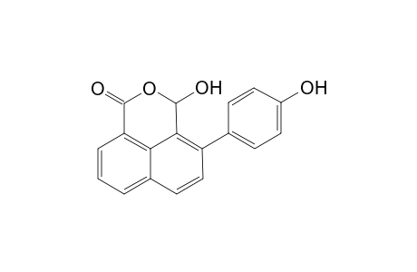 7-(4'-Hydroxyphenyl)naphthal-8-formyl-1-carboxylic anhydride
