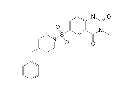 6-[(4-benzyl-1-piperidinyl)sulfonyl]-1,3-dimethyl-2,4(1H,3H)-quinazolinedione