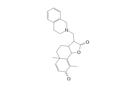 3-(3,4-Dihydro-1H-isoquinolin-2-ylmethyl)-5a,9-dimethyl-3a,5,5a,9b-tetrahydro-3H,4H-naphtho[1,2-b]furan-2,8-dione