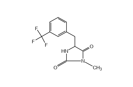 3-methyl-5-[m-(trifluoromethyl)benzyl]hydantoin