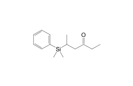 2-(Dimethylphenylsilyl)-4-hexanone