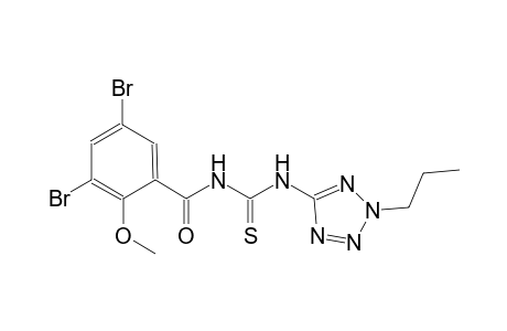 N-(3,5-dibromo-2-methoxybenzoyl)-N'-(2-propyl-2H-tetraazol-5-yl)thiourea