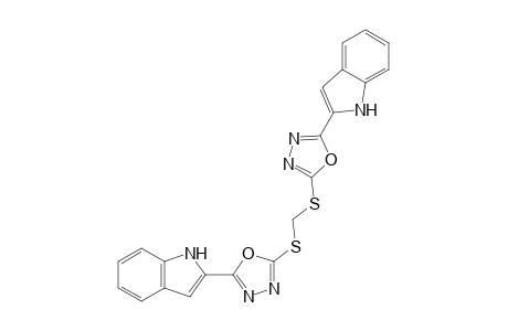 Bis(5-(1H-indol-2-yl)-1,3,4-oxadiazol-2-ylsulfanyl)methane