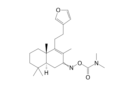 [[(4aS,8aS)-4-[2-(3-furyl)ethyl]-3,4a,8,8-tetramethyl-5,6,7,8a-tetrahydro-1H-naphthalen-2-ylidene]amino] N,N-dimethylcarbamate