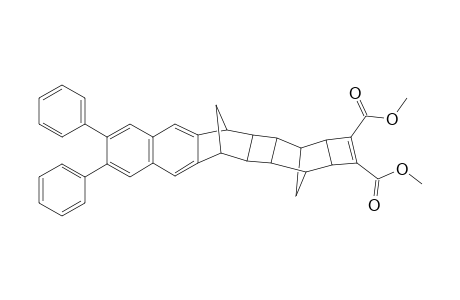 6,7-Dicarbomethoxy-15,16-diphenyloctacyclo[10.10.1,1(4,9).0(2,11).0(3,10).0(5,8).0(15,20).0(13,22)]tetracosa-6,13,15,17,19,21-hexene