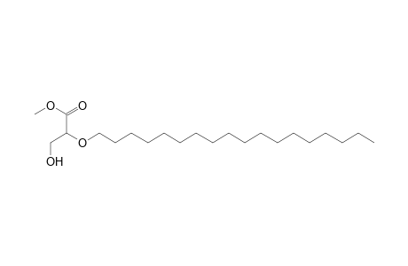 Propanoic acid, 3-hydroxy-2-(octadecyloxy)-, methyl ester, (.+-.)-