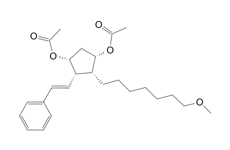 1,3-Cyclopentanediol, 4-(7-methoxyheptyl)-5-(2-phenylethenyl)-, diacetate, [1.alpha.,3.alpha.,4.alpha.,5.alpha.(E)]-