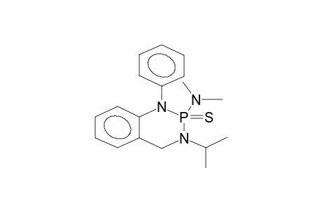 1-ISOPROPYL-2-DIMETHYLAMINO-2-THIOXO-3-PHENYL-4,5-BENZO-1,3,2-DIAZAPHOSPHORINANE