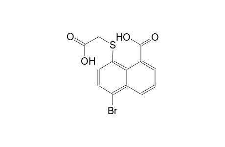 5-bromo-8-[(carboxymethyl)sulfanyl]-1-naphthoic acid