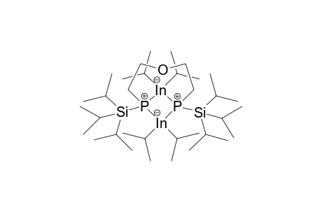 8,8,9,9-Tetrakis(propan-2-yl)-1,7-bis[tris(propan-2-yl)silyl]-4-oxa-1,7-diphospha-8,9-diindabicyclo[5.1.1]nonane-1,7-diium-8,9-diuide