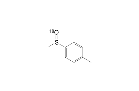 S-Methyl-S-(4-methylphenyl)sulfoxide-O18