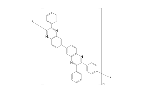 Poly[Bis(phenylquinoxalyl)-1,4-phenylene]; poly(phenylquinoxaline)