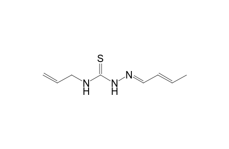 N-Allyl-2-(E)-but-2-enylidenehydrazinecarbothioamide