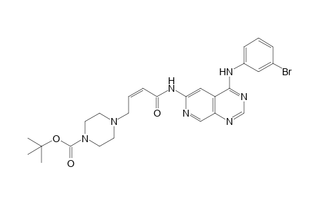 (2Z)-N-[4-(3-Bromoanilino)pyrido[3,4-d]pyrimidin-6-yl]-4-[(4-tert-butoxycarbonyl)piperazin-1-yl]2-butenamide