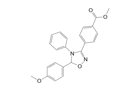 4-[5-(4-Methoxy-phenyl)-4-phenyl-4,5-dihydro-[1,2,4]oxadiazol-3-yl]-benzoic acid methyl ester