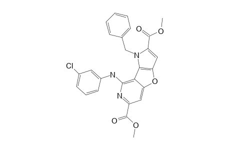 DIMETHYL-1-BENZYL-8-(3-CHLOROPHENYLAMINO)-PYRROLO-[2',3':4,5]-FURO-[3,2-C]-PYRIDINE-2,6-DICARBOXYLATE