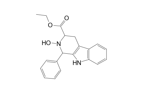 1-Phenyl-2-hydroxy-3-(ethoxycarbonyl)-1,2,3,4-tetra-hydro-.beta.-carbolines (cis)