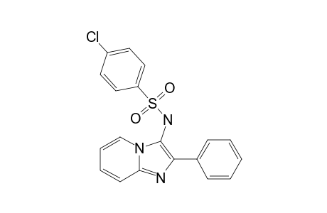 N-(2-PHENYLIMIDAZO-[1,2-A]-PYRIDINE-3-YL)-4-CHLOROBENZENESULFONAMIDE