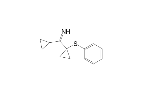 Cyclopropanemethanimine, .alpha.-cyclopropyl-1-(phenylthio)-