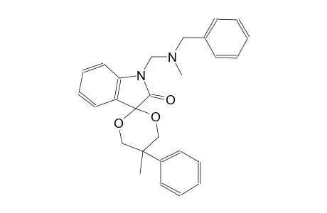 1-((benzyl(methyl)amino)methyl)-5'-methyl-5'-phenylspiro[indoline-3,2'-[1,3]dioxan]-2-one