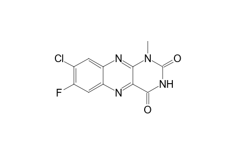 1-Methyl-7-fluoro-8-chloroalloxazine