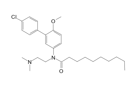 Decanoic acid (4'-chloro-6-methoxybiphen-3-yl)-(2-dimethylaminoethyl)amide