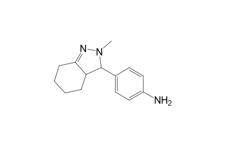 2-Methyl-3-(p-aminophenyl)-3,3a,4,5,6,7-hexahydro-2H-indazole