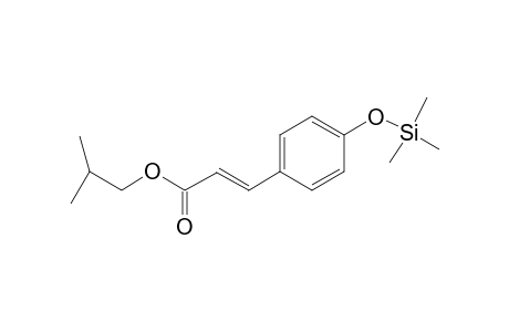 Isobutyl (E)-p-coumarate, mono-TMS