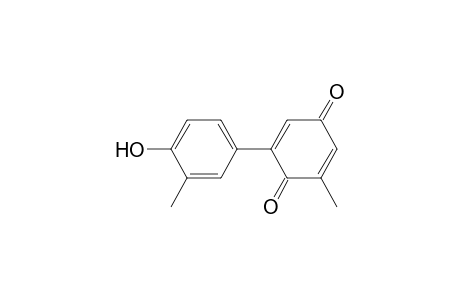 2-(4-Hydroxy-3-methylphenyl)-6-methylcyclohexa-2,5-diene-1,4-dione