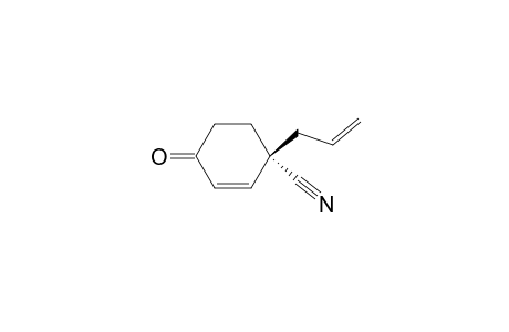 2-Cyclohexene-1-carbonitrile, 4-oxo-1-(2-propenyl)-, (R)-