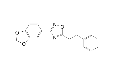 1,2,4-Oxadiazole, 3-(1,3-benzodioxol-5-yl)-5-(2-phenylethyl)-