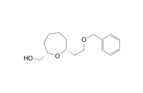 2-Oxepanemethanol, 7-[2-(phenylmethoxy)ethyl]-, (2S-trans)-