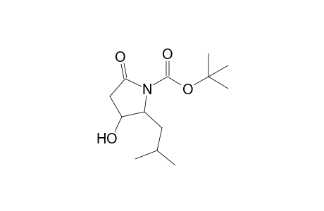 4-Hydroxy-1-(t-butoxycarbonyl)-5-(iso-butyl)-2-pyrrolidinone