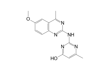 2-(6-Methoxy-4-methyl-quinazolin-2-ylamino)-6-methyl-pyrimidin-4-ol