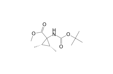 N-(Tert-Butyloxycarbonyl)-1-amino-cis-2,3-dimethylcyclopropanecarboxylic Acid Methyl Ester