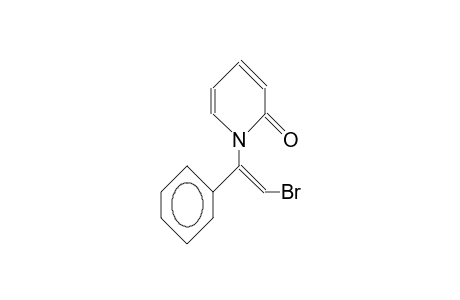 2(1H)-Pyridinone, 1-(2-bromo-1-phenylethenyl)-, (Z)-
