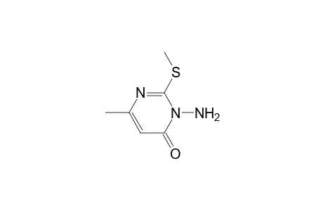 3-Amino-6-methyl-2-methylthio-4(3H)-pyrimidinone