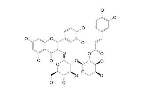 QUERCETIN_3-O-(2-TRANS-CAFFEOYL)-ALPHA-L-ARABINOPYRANOSYL-(1->2)-BETA-D-GLUCOPYRANOSIDE