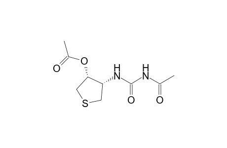 cis-3-acetoxy-4-acetylcarbamoylamino-1-thia-cyclopentane