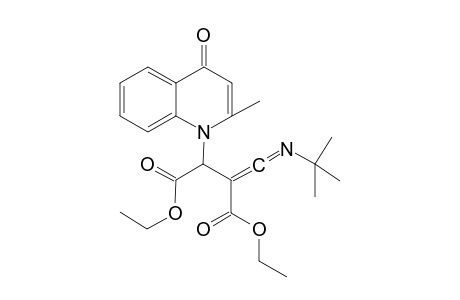 Diethyl 2-((tert-butylimino)methylene)-3-(2-methyl-4-oxoquinolin-1(4H)-yl)succinate