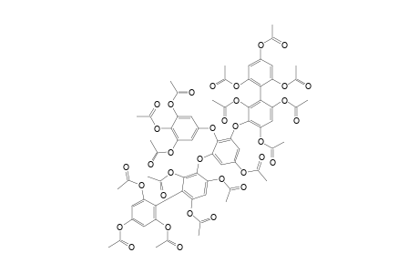 HYDROXYBISFUCOTRIPHLORETHOL-HEXADECAACETATE;2,6-BIS-[2,4,6-TRIACETOXY-3-(2,4,6-TRIACETOXYPHENYL)-PHENOXY]-4,3',4',5'-TETRAACETOXYDIPHENYLETHER