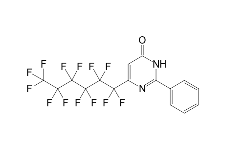 6-(Tridecafluorohexyl)-2-phenylpyrimidin-4(3H)-one